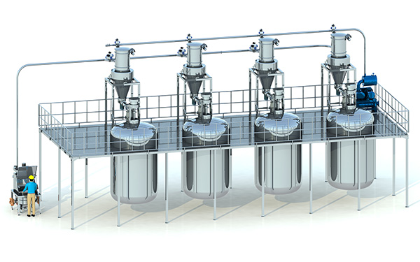 反應(yīng)釜自動投料系統(tǒng) 反應(yīng)釜自動投料系統(tǒng)