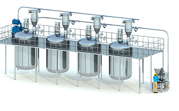 反應(yīng)釜自動投料系統(tǒng) 反應(yīng)釜自動投料系統(tǒng)