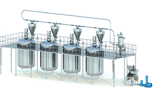 反應(yīng)釜自動投料系統(tǒng) 反應(yīng)釜自動投料系統(tǒng)